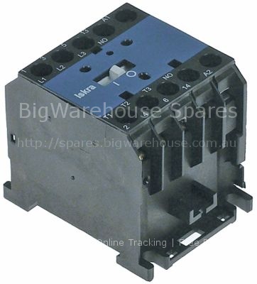Power contactor resistive load 20A 230VAC (AC3/400V) 8.5A/5.5kW