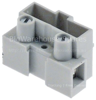 Lustre terminal 0-pole max. 10A max 250V suitable fuse ø5x20mm c