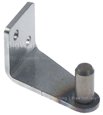 Door hinge mounting pos. bottom left L 55mm W 30mm H 24mm