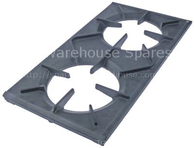Pan support W 295mm L 560mm H 37mm mounting pos. left/right