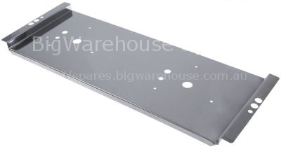 Mounting plate for burner L 560mm W 202mm H 12mm mounting pos. c