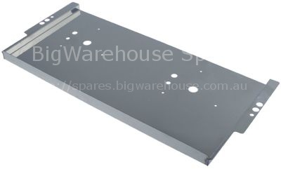 Mounting plate for burner L 567mm W 250mm H 24mm mounting pos. l