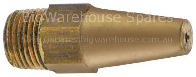 Gas injector thread 1/8" WS 10 bore ø 2,38mm code 2.38 Qty 2 pcs