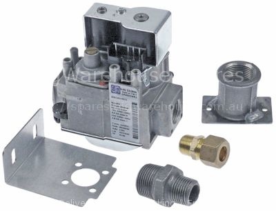 Gas valve kit type 0840036 230V 50Hz gas inlet 1/2" gas outlet 1