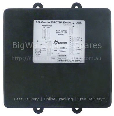 Central unit 2-group 230V voltage AC dosing + level control type