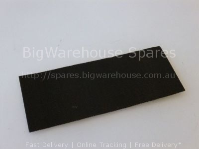 STRISCIA ADESIVA PER ISOLANTE TERMICO dimensioni 140x55 mm