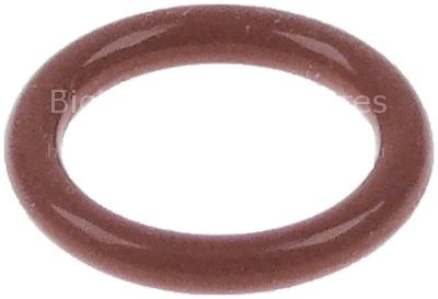 O-ring silicone thickness 2,62mm ID ø 13,95mm Qty 1 pcs