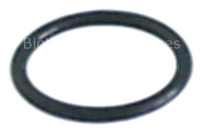 O-ring silicone thickness 1,78mm ID ø 12,42mm Qty 1 pcs