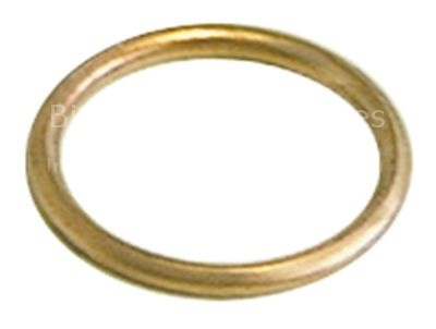 Gasket copper ED ø 26,1mm ID ø 21mm thickness 2,1mm for thread 1