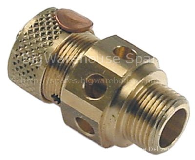 Safety valve connection 3/8" triggering pressure 1,8bar approval