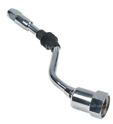 Steam pipe with handle L 180mm IT 3/8"