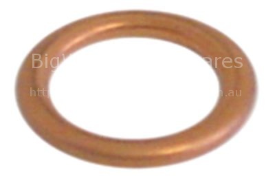 Gasket copper ED ø 24mm ID ø 18mm thickness 2,5mm