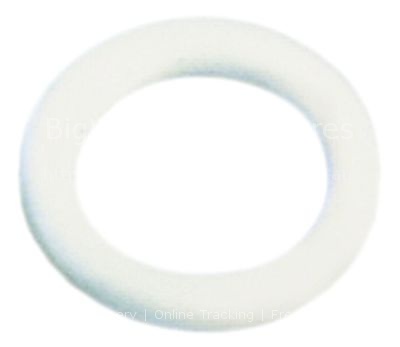 Flat gasket PTFE ED ø 15mm ID ø 11mm thickness 2mm Qty 1 pcs equ