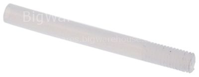 Aspiration tube for cold water ø 8mm L 75mm T1: M8x1.25 PTFE