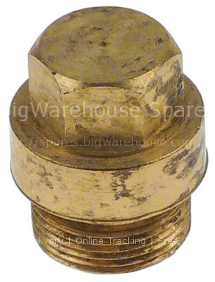 End cap thread M18x1 L 26mm WS 15 brass