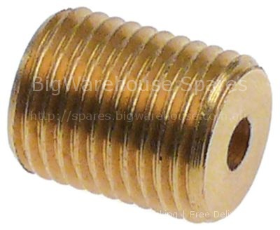 Reducer T1: 1/4" int. ø 1 4mm L 16mm brass