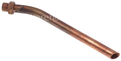 Aspiration tube group ø 12mm L 180mm T1: 1/4" copper