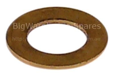 Flat washer ID ø 9mm ED ø 15,4mm thickness 1mm brass Qty 1 pcs