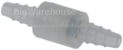 Non-return valve plastic