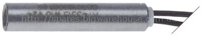 Heating cartridge 10W 24V ø 6,4mm L 32mm cable length 600mm dry