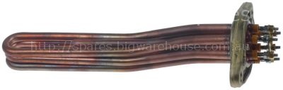 Heating element 3400W 230V heating circuits 3 mounting ø 43mm ho