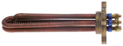 Heating element 2350W 230V heating circuits 3 mounting ø 40mm ho