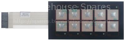 Membrane keypad suitable for ASTORIA L 147mm W 73mm
