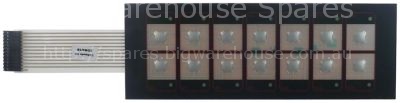 Membrane keypad suitable for ASTORIA L 205mm W 73mm