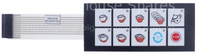 Membrane keypad suitable for ASTORIA L 135mm W 60mm