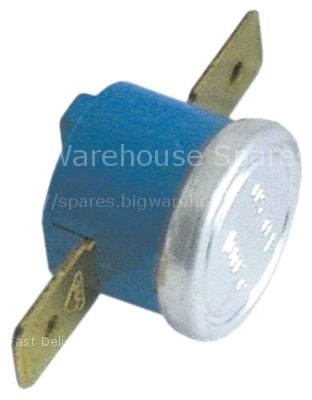 Bi-metal thermostat switch-off temp. 100°C 1NC 1-pole 16A connec