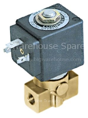 Solenoid valve connection 2-ways 230 VAC connection 1/8" DN 3mm