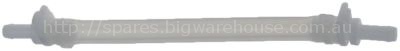 Pump hose rinse aid hose ø 6x10mm hose length 137mm hose ø 6mm h