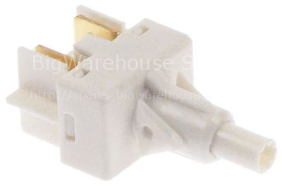 Switch 2NO 250V 16A connection male faston 6.3mm