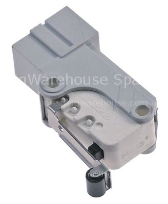 Microswitch with handle with a switch 250V 16A 1NO connection ma