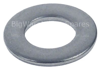Plain washer ID ø 11mm ED ø 20mm thickness 2mm stainless steel Q