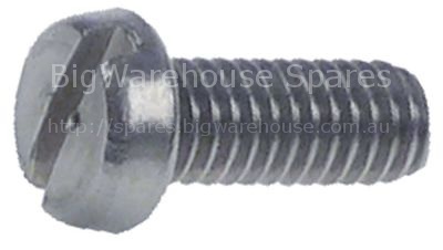 Flat-headed bolt thread M4 thread L 10mm SS DIN 84/ISO 1207 Qty