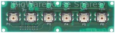 ELECTRONIC CIRCUIT BOARD 6-BUTTONS PANEL