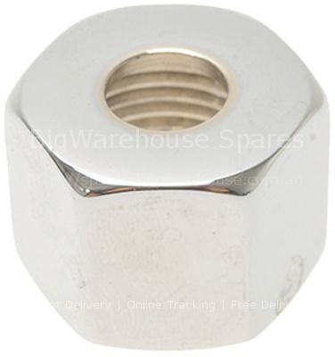 CHROME-PLATED NUT FOR TAP