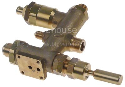 Intake valve with expansion valve inlet 3/8" conical seal outlet