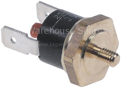 Bi-metal thermostat switch-off temp. 165°C 1NC 16A connection F6