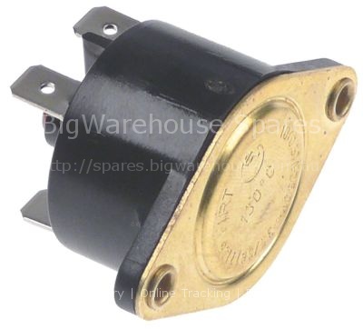 Bi-metal safety thermostat hole distance 39mm switch-off temp. 1