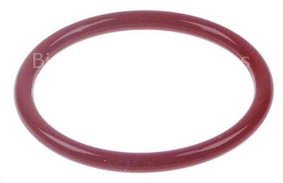 O-ring silicone thickness 3,53mm ID ø 37,69mm Qty 1 pcs