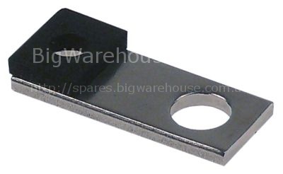 Base plate L 37mm W 15mm for hinge