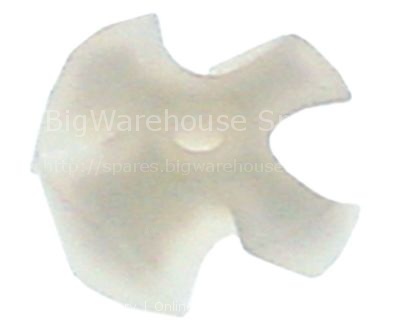 Swirl hole ø 2,5mm H 4,5mm ø 14mm 4mm
