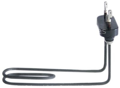 Heating element 2000W 230V heating circuits 1 flange 70x18mm L 2