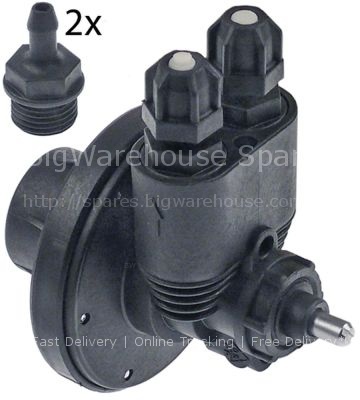 Dosing pump type model 2 rinse aid inlet 4x6mm outlet 4x6mm pres