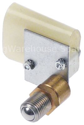 Microswitch with plunger thread M12 thread L 14mm 250V 12A 1CO c