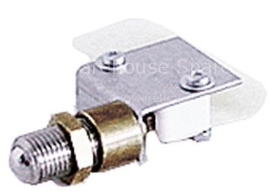 Microswitch with plunger thread M12 thread L 14mm 230V 12A 1CO c