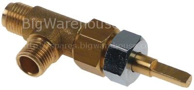 Steam/water tap inlet 1/4" outlet 1/4" series MARINA