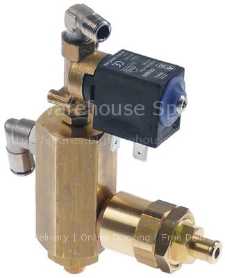 Intake valve complete with solenoid valve